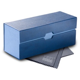 FEFI DUO Hard Case Double Glasses Case for Two Glasses Blue