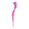 miradent Protho Brush® De Luxe Pink Denture Brush Pack of