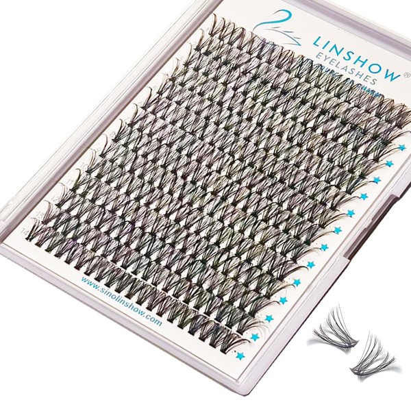 LinShow 280pcs Cluster Lashes False Eyelashes Extension 30D/40D/50D Mix 9-16mm