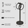 Hoimpro 17 Inch Oil Rubbed Bronze Stainless Steel Free Standing
