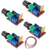 RUNCCI-YUN 4pcs 3V 6V 12V 24V 35V 5A Motor Speed