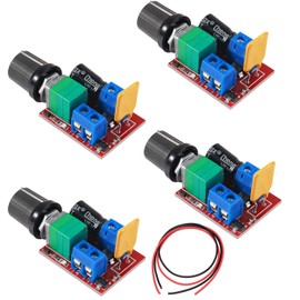 RUNCCI-YUN 4pcs 3V 6V 12V 24V 35V 5A Motor Speed Controller module Mini DC Motor PWM Speed Controller switch control controller Switch LED Dimmer