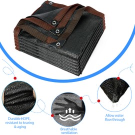 Canopy Outdoor, Sun Shade Sails, Breathable Garden Sail Shade, Lightweight Garden Canopy, 90% Shading Rate UV-Resistant, Garden Awning, Sun Shades for Garden Patio Dogs Greenhouse - 2 X 2m