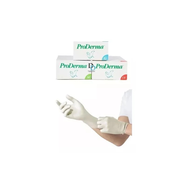 UniSeal Guante Latex Uniseal Proderma Grande 200pz