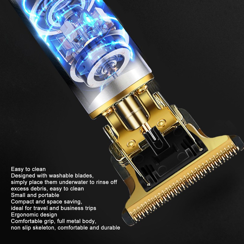 Professional T Blade Hair Trimmer with Matching Charging Base Portable