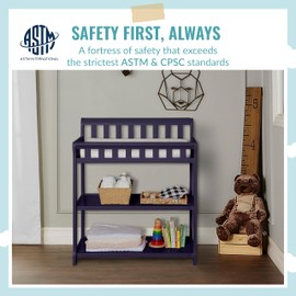 Dream On Me Ashton Changing Table, Navy