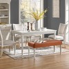 YISUN Leather Dining Room Bench Covers, Stretch Spandex Upholstered Bench