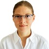 Mini Brille Anti Blue Light Glasses Metal Half Rim Bottom
