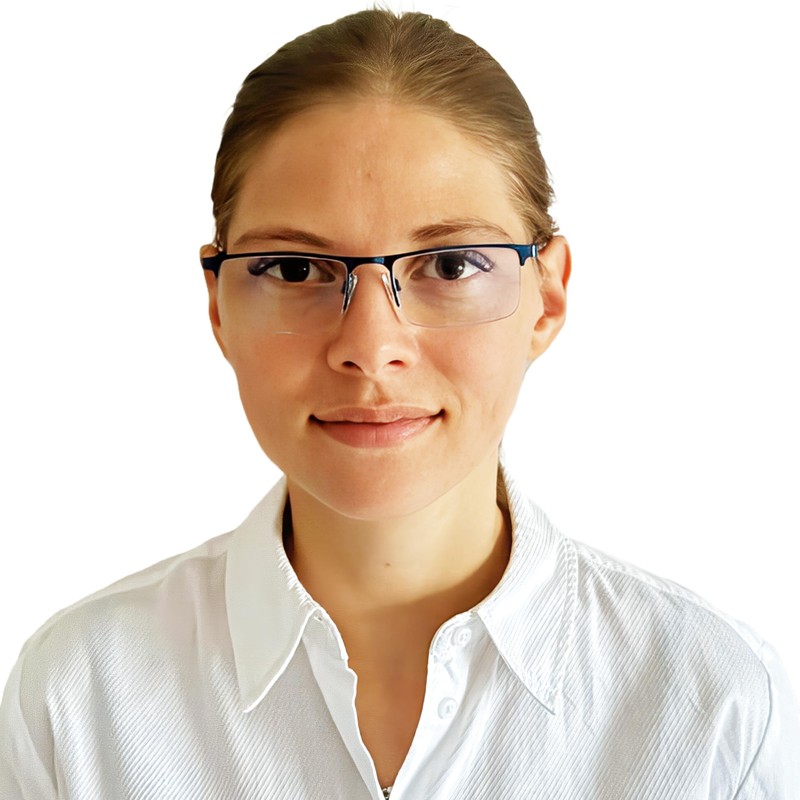 Mini Brille Anti Blue Light Glasses Metal Half Rim Bottom