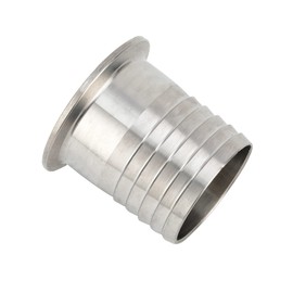 Pysrych 1.5" Tri Clamp to 5/8" Hose Barbed Adapter SUS304 Sanitary Hose Pipe Fitting