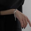 Wendalern Miami Cuban Link Bracelet Cuban Chain Bracelet Minimalist Silver