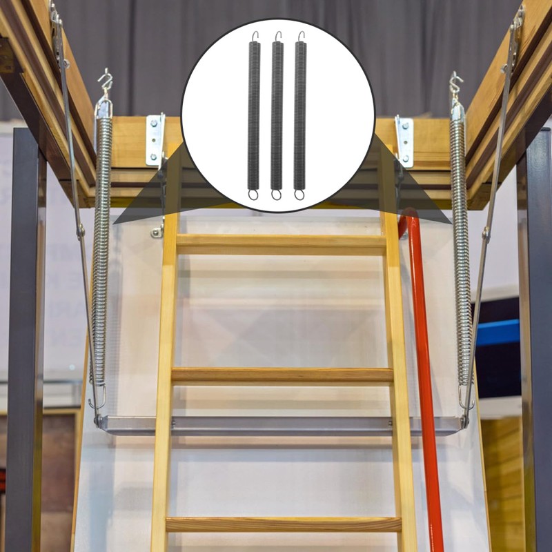 DOITOOL 3 Pcs Loft Ladder Spring Spring Spring Loft Ladder