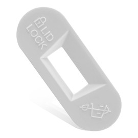 HUFEWU W11545554 Washer Lid Lock Bezel Fit for Whirlpool Maytag Kenmore MVW6200KW0-MAC WTW8127LC0-WPL Replace W11215078, White