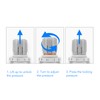 Air Pressure Regulator with Bracket Digital Pressure Gauge Pneumatic Vacuum