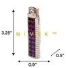 Rhinestone Bling Lighter Luxury Blue Torch Refillable Windproof Elegant Evening