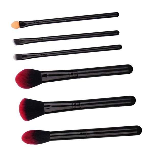 BIUDECO Makeup Brush Kit Red Soft Hair for Eye Shadow