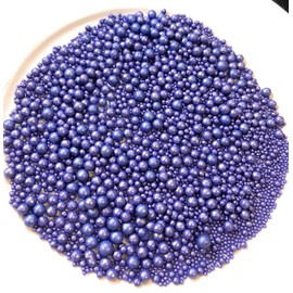 AF132. Sprinkles para repostería. MIX PERLAS MORADAS NACARADAS 200g total SCC