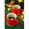 NDLBS Taza de café 3D de Navidad con muñeco de