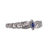 Pulsera de plata de ley 925 con lapislázuli de plata