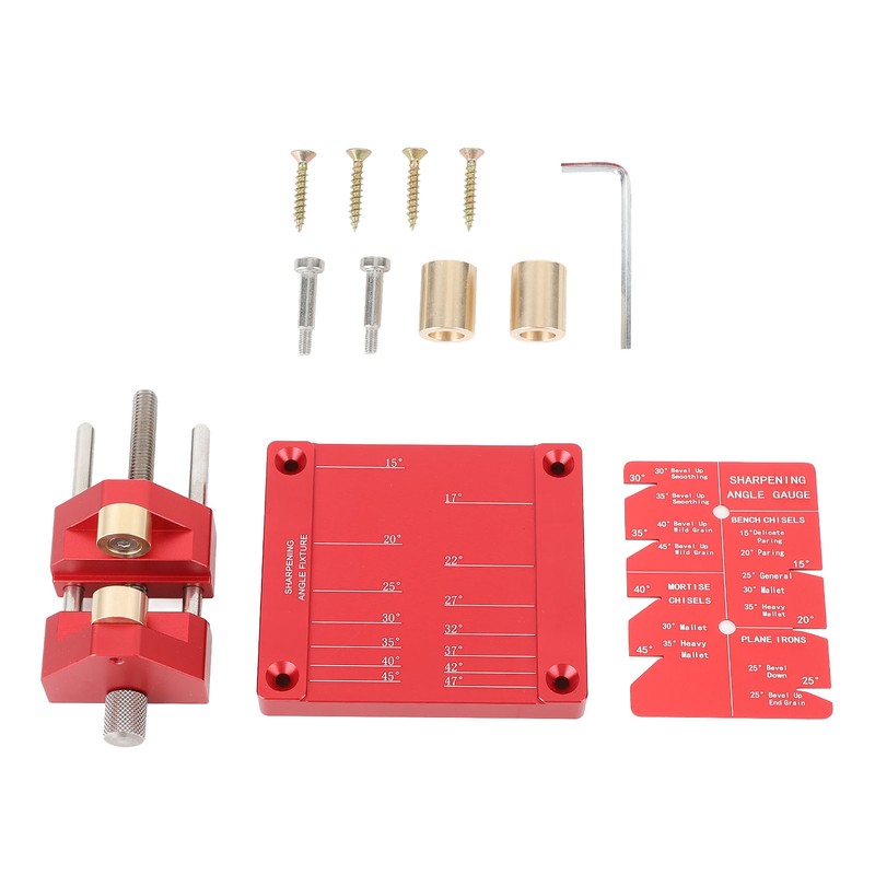 Honing Guide System Chisel Sharpening Guide Jig Kit Stainless Steel