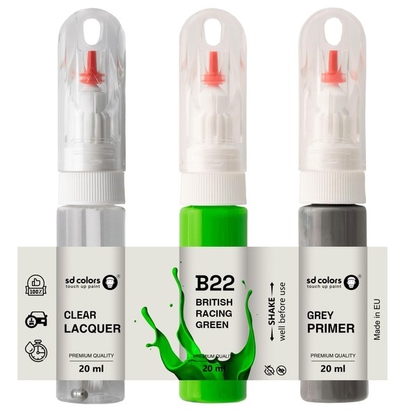 SD COLORS BRITISH RACING GREEN B22 5ml Handy Scratch Repair