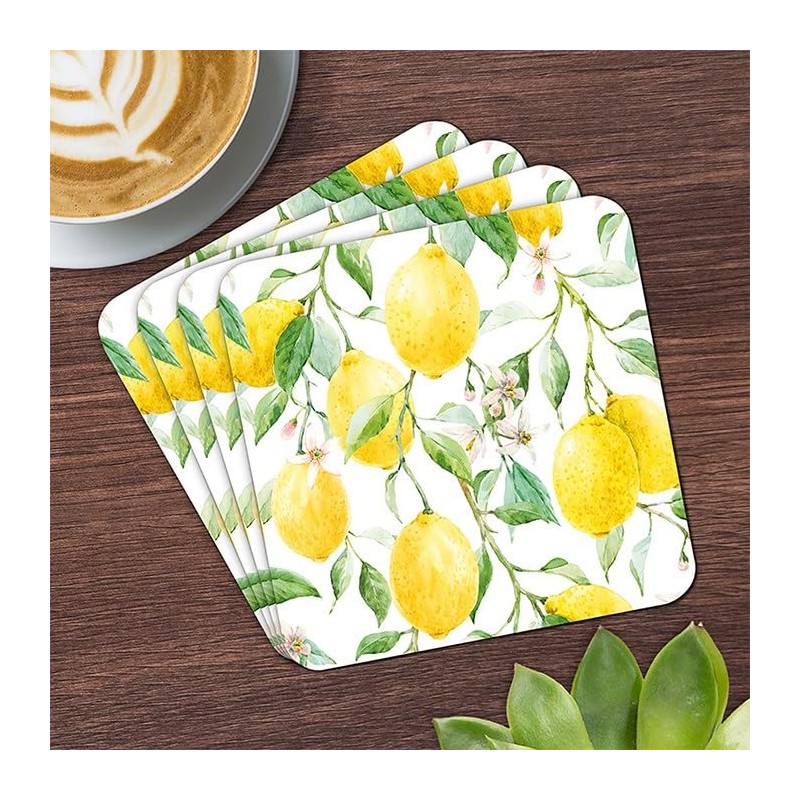 Shudehill Giftware Lemon Grove Coasters Set Of 4