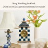 MACKENZIE-CHILDS Desk Clock, Decorative Wood Clock for Kitchen and Living