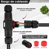 Conector de Cable a Prueba de Agua de 5 Piezas