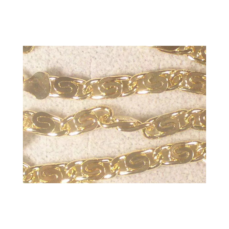 DOLPHIN ORE ## 6 MM 16 1/2" 18K GOLD PLATED