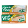 Handi-Wrap Sandwich bags fold-top bags 100pc 6.5''x 5.5" safe and