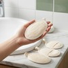 Almohadilla Exfoliante Corporal de Lufa 4 Piezas Beige
