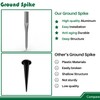 14" Aluminium Fence Post Anchor Ground Spike, 1-5/16" Inner Diameter
