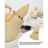 Comhats Women's Summer Straw Hat Foldable Handmade Beach Hat UV