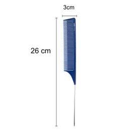 Ponik's - Highlight Comb for Balayage | Professional Hair Dye Comb | Special Highlight Comb for Dyeing | Antistatic Comb | Blue | 3D Tight