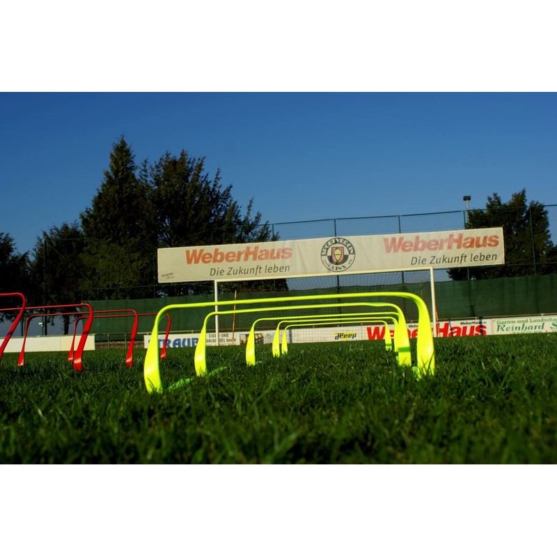 Netsportique Flexible Hurdle Set of 5 - Red or Yellow
