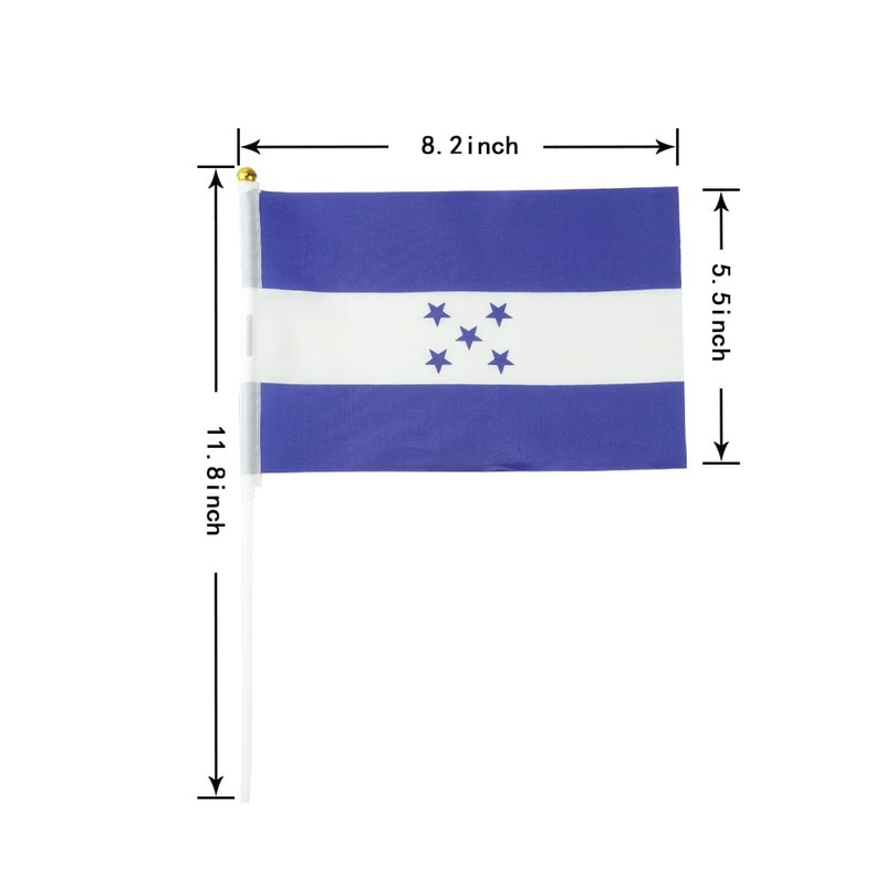 Honduras Flag Honduran Flag, Small Mini Handheld Honduras Flags on
