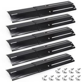 Adjustable Universal Grill Heat Plates, Heat Shields, Heat Tents, Burner Covers Guard, Heat Deflector, Heat Diffuser, Flame Tamer for Nexgrill, Dyna Glo, Charbroil, Brinkmann Grill Replacement Parts.