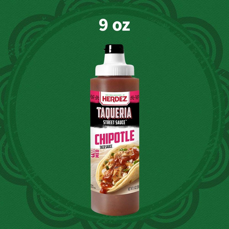 HERDEZ Taqueria Street Sauce Smoky Chipotle 9 Ounce (Pack of