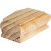 Cambridge Clear Pine Pyramid Newel CAPS 82mm, Half Stair Newel