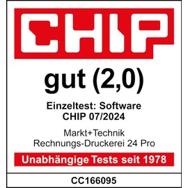 Rechnungsdruckerei 2025 PRO für Unternehmer und Handwerker - Rechnungen, Lieferscheine, Angebote, Auftragsbestätigungen, Mahnungen schreiben - kompatibel mit Windows 11, 10, 8.1, 7