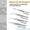 Beaditive Professional Precision Stainless Steel Tweezers Set - Craft Tweezers