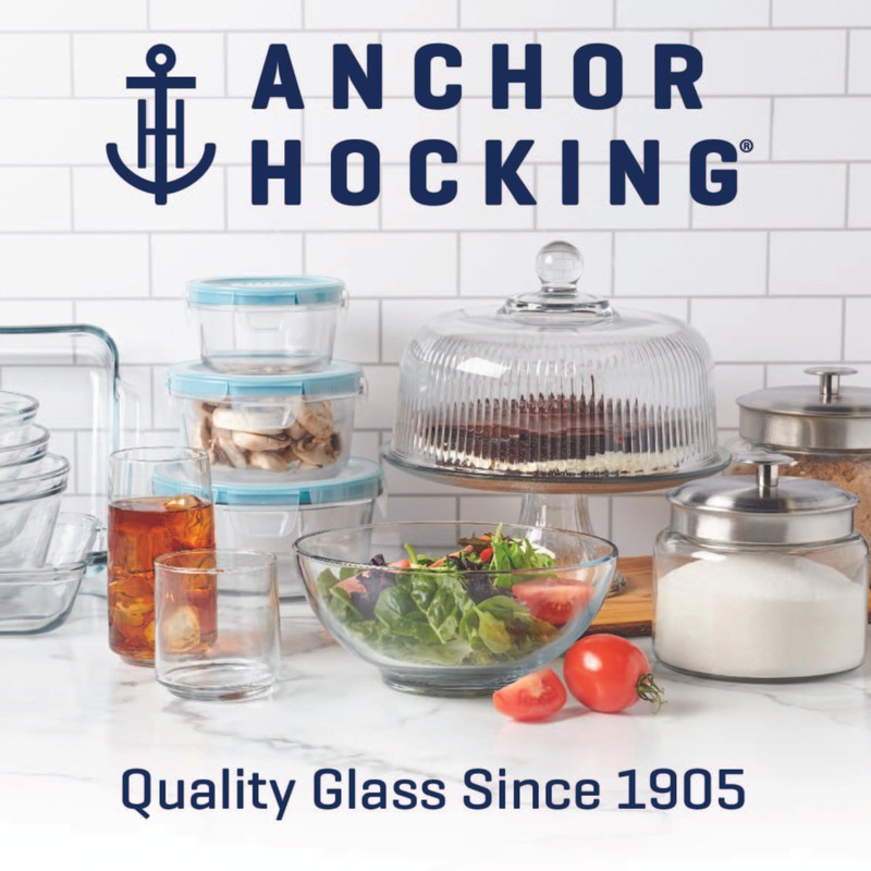 Anchor Hocking Heritage Hill 1 Gallon Glass Jar with Lid,