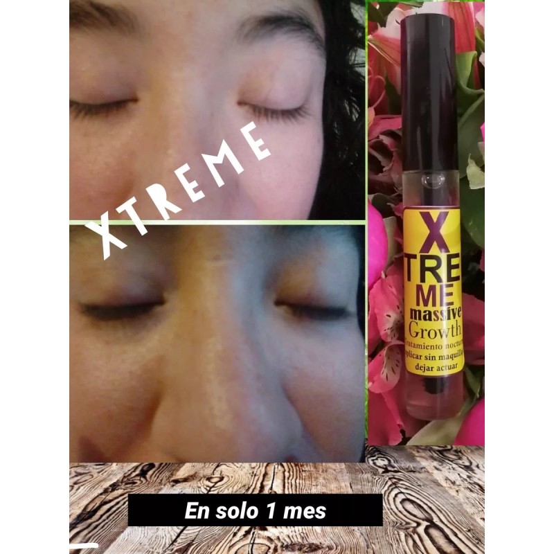 Xtreme Suero Crece Pestañas Natural 7 Aceites 2 En 1