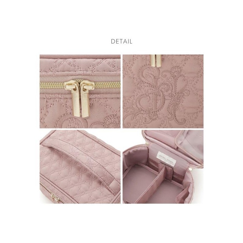 Snidel Home Quilted Pouch, MO-MOCHA