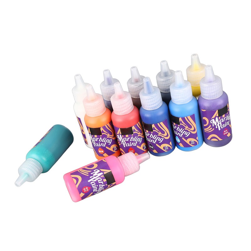 12 Colors Water Marbling Paint Kit for Girls Boys Marbling