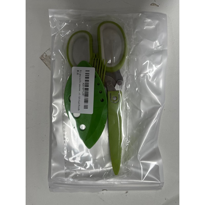 Herb Scissors, Stainless Steel Kitchen Scissors, 5 Blades, Herb Scissors
