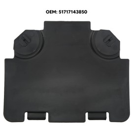 Right Wheel Arch Fender Liner Headlight Access Panel Ventilation Cover 51717143850 Replacement Suitable for E82 E88 E90 E91, black