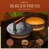 Heavy-Duty Cast Iron Burger Press 8.5 Inch Round Burger Smasher,
