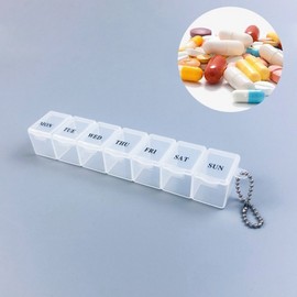 Multipurpose Portable Weekly Pill Organizer DD-10965 8ea