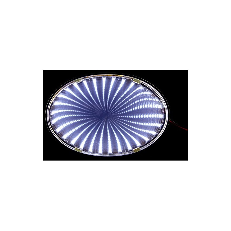 ブラックホールエンブレムベース トヨタ Sサイズ 白3D-TY-SW